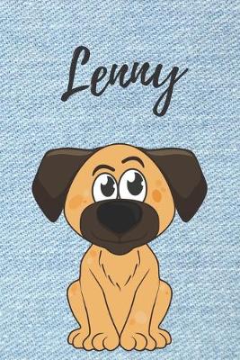 Book cover for Lenny Notizbuch Hunde / Malbuch / Tagebuch