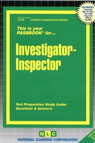 Cover of Investigator-Inspector