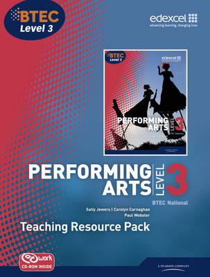 Book cover for BTEC Level 3 National  Performing Arts TRP plus CD Rom