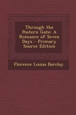 Cover of Through the Postern Gate