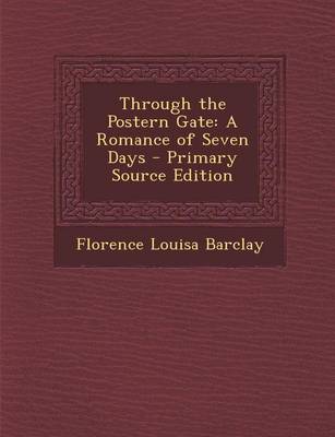 Book cover for Through the Postern Gate