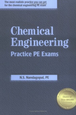 Cover of Chemical Engineering Practice PE Exams