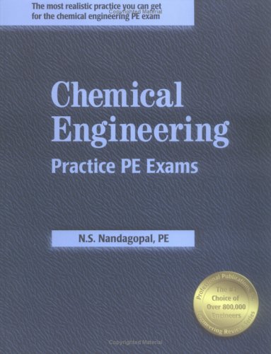 Book cover for Chemical Engineering Practice PE Exams