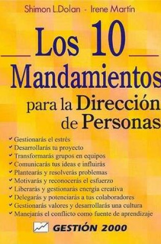 Cover of Los 10 Mandamientos Para la Direccion de Personas