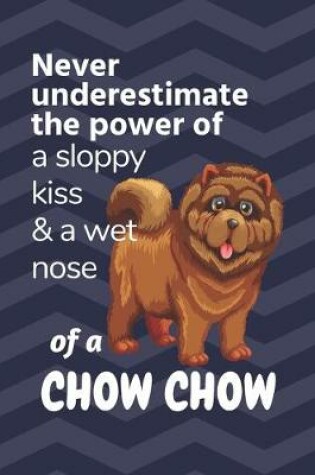 Cover of Never underestimate the power of a sloppy kiss & a wet nose of a Chow Chow