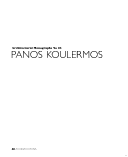 Book cover for Panos Koulermos