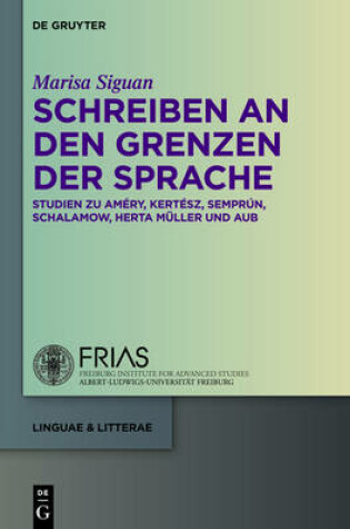 Cover of Schreiben an Den Grenzen Der Sprache