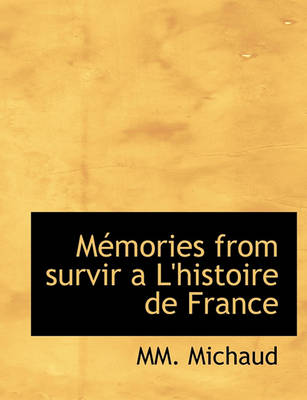 Book cover for Memories from Survir A L'Histoire de France