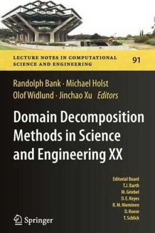 Cover of Domain Decomposition Methods in Science and Engineering XX