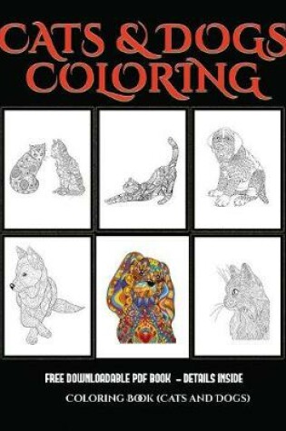 Cover of Adult Coloring Books (Cats and Dogs)