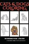 Book cover for Adult Coloring Books (Cats and Dogs)