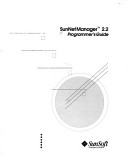 Book cover for SunNet Manager 2.2 Programmer's Guide