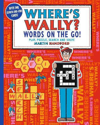 Book cover for Where's Wally? Words on the Go! Play, Puzzle, Search and Solve