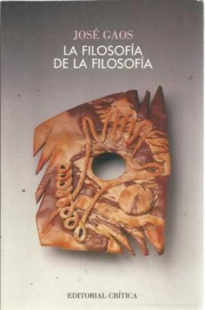 Book cover for La Filosofia de La Filosofia