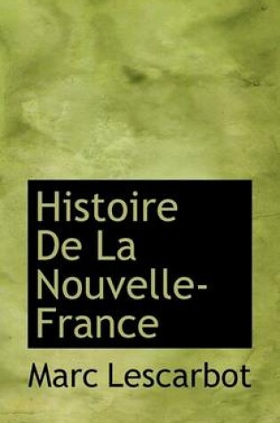 Cover of Histoire de La Nouvelle-France