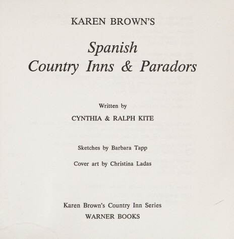 Book cover for Karen Brown's Spanish Country Inns and Paradors