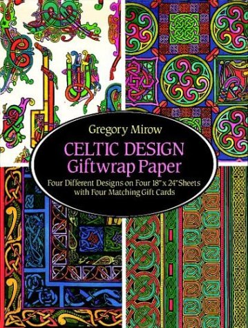 Book cover for Celtic Design Giftwrap Paper