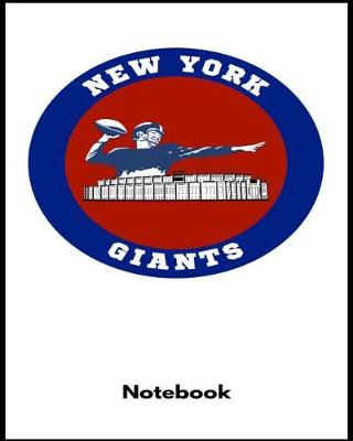 Book cover for New York Giants Notebook