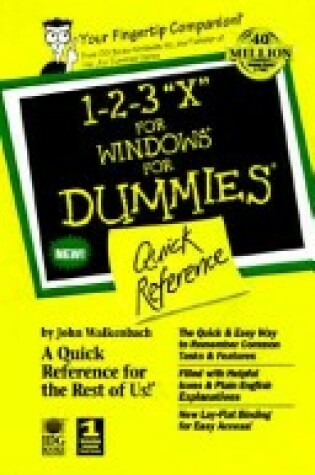 Cover of 1-2-3 98 for Windows for Dummi