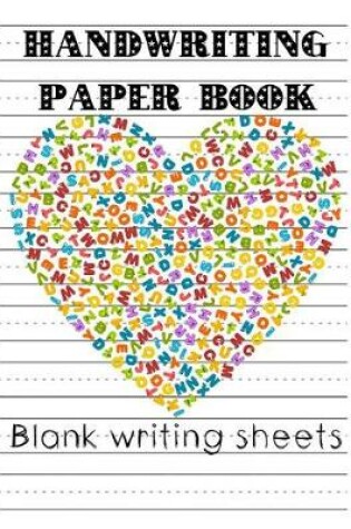 Cover of Handwriting Paper Book