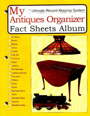 Book cover for My Antiques Organizer