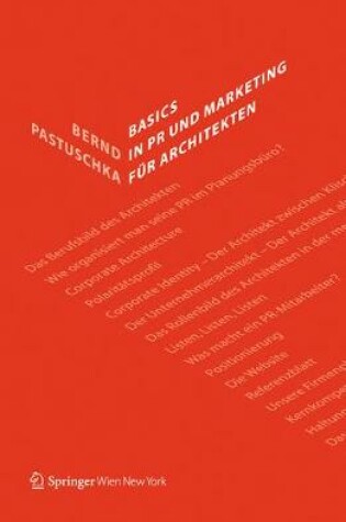 Cover of Basics in PR und Marketing fur Architekten