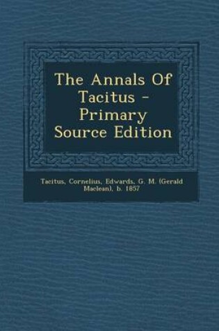 Cover of The Annals of Tacitus