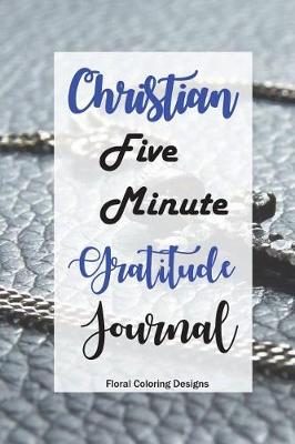 Book cover for Five Minute Christian Gratitude Journal