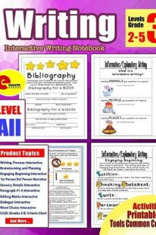 Cover of 3rd Grade Writing Workbook