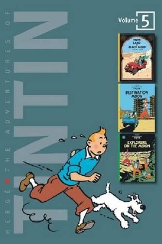 Cover of Adventures of Tintin 3 Complete Adventures in One Volume