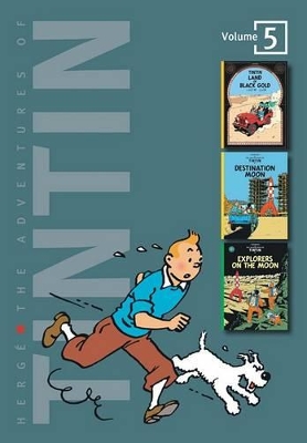 Book cover for Adventures of Tintin 3 Complete Adventures in One Volume