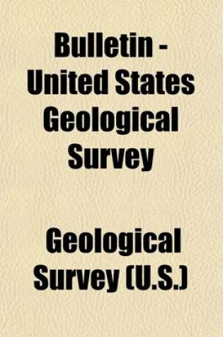 Cover of Bulletin - United States Geological Survey Volume 386