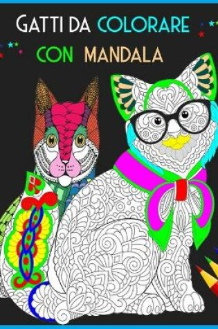 Cover of Gatti da colorare con mandala