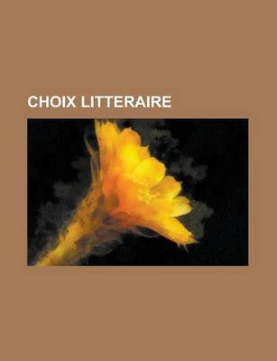 Book cover for Choix Litteraire