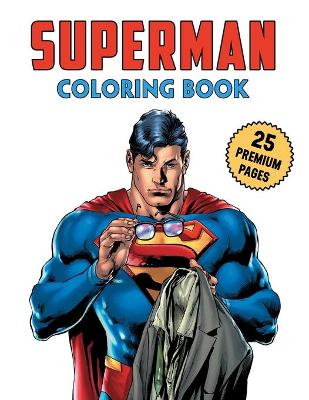 Book cover for Superman Coloring Book