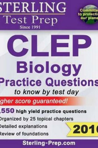 Cover of Sterling CLEP Biology Practice Questions