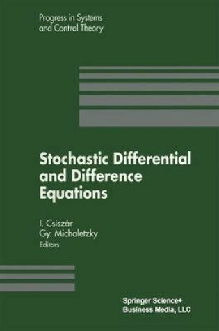 Cover of Stochastic Differential and Difference Equations