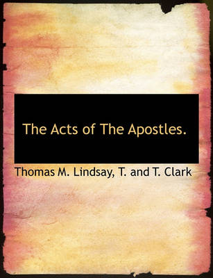 Book cover for The Acts of the Apostles.