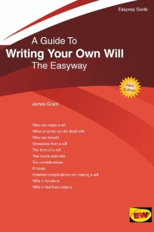Cover of Writing Your Own Will