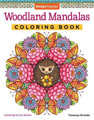 Book cover for Woodland Mandalas Coloring Book