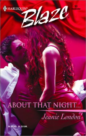 Book cover for About That Night...