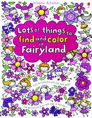 Book cover for Lots of Things to Find and Color in Fairyland