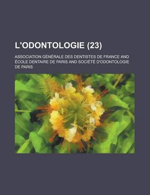 Book cover for L'Odontologie (23 )