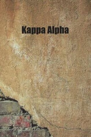 Cover of Kappa Alpha