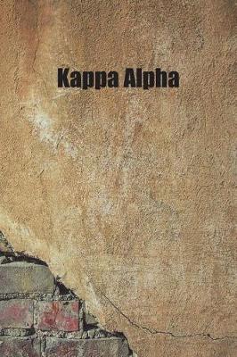 Book cover for Kappa Alpha