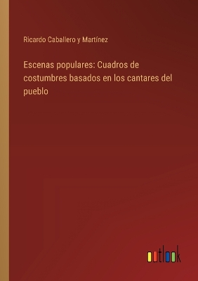 Book cover for Escenas populares