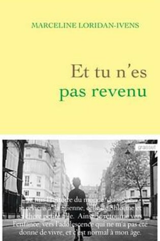 Cover of Et Tu N'Es Pas Revenu