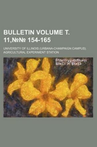 Cover of Bulletin Volume . 11, 154-165