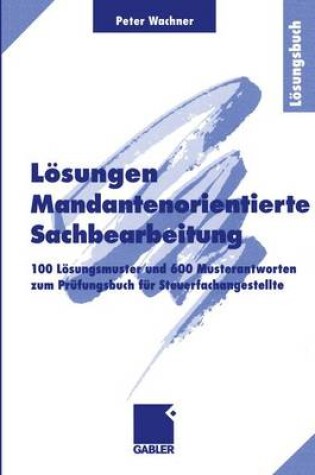 Cover of Losungen Mandantenorientierte Sachbearbeitung