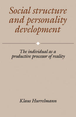 Book cover for Social Structure and Personality Development